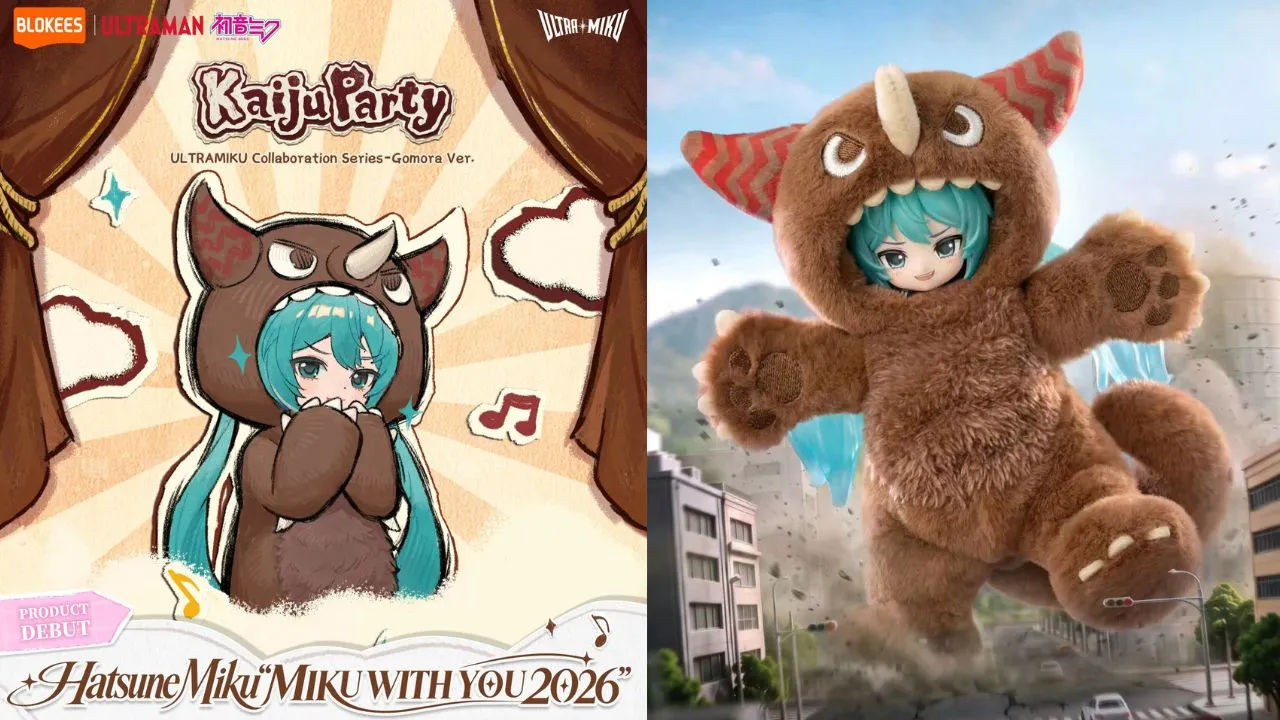 Miku x Ultraman Gomora Kaiju Party Figure 0
