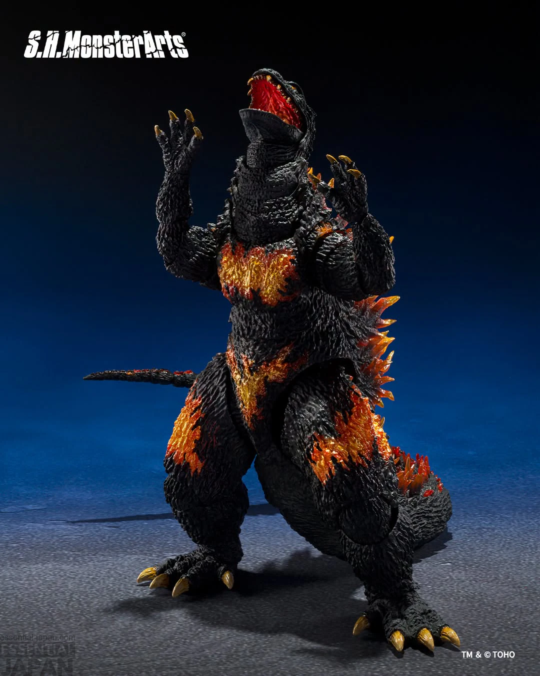 S.H.MonsterArts BURNING MILLENNIUM GODZILLA 4