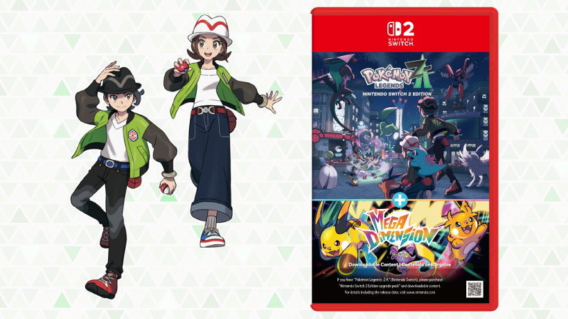 Nintendo Switch 2 package Pokémon Legends Z A Mega Dimension