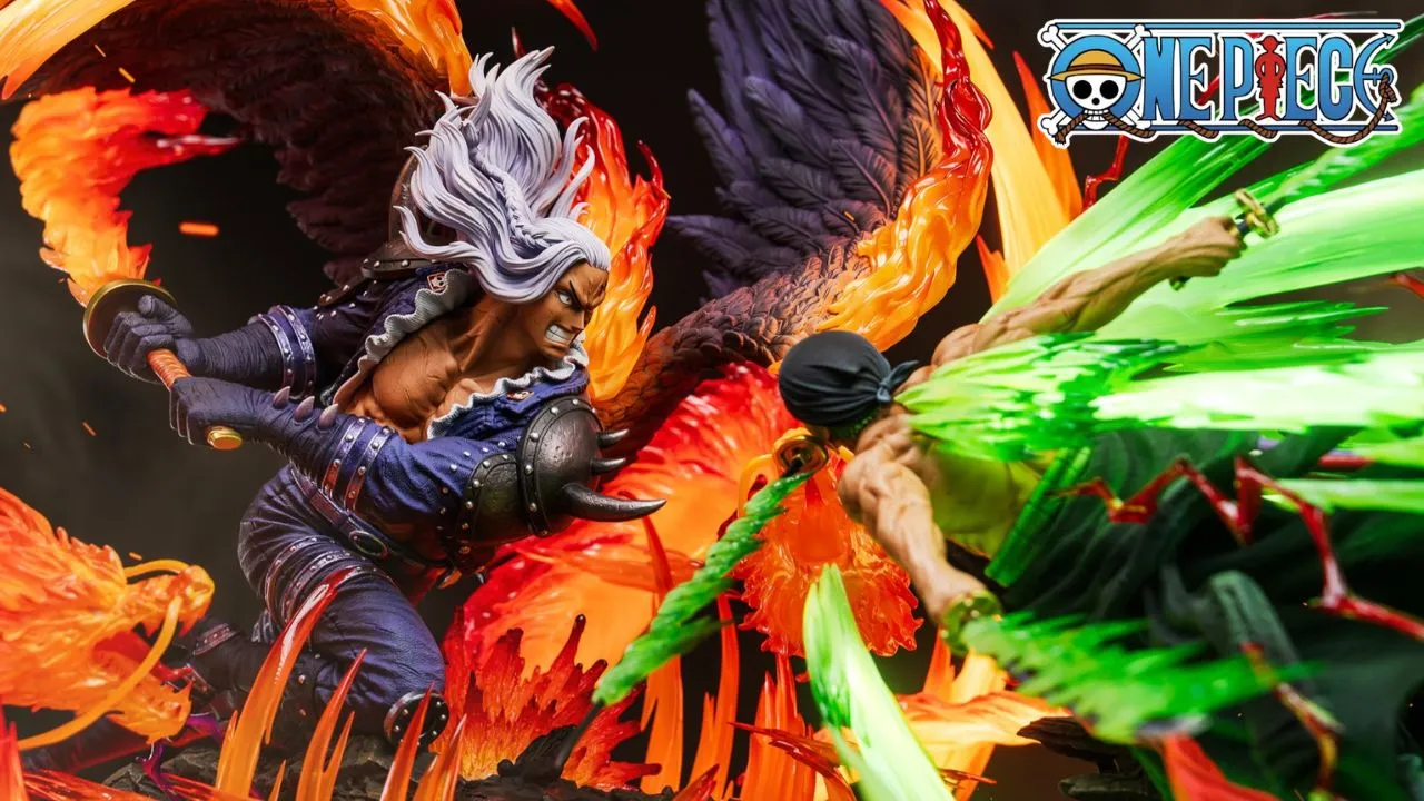 ONE PIECE JIMEI PLACE Zoro vs. King Statue 0