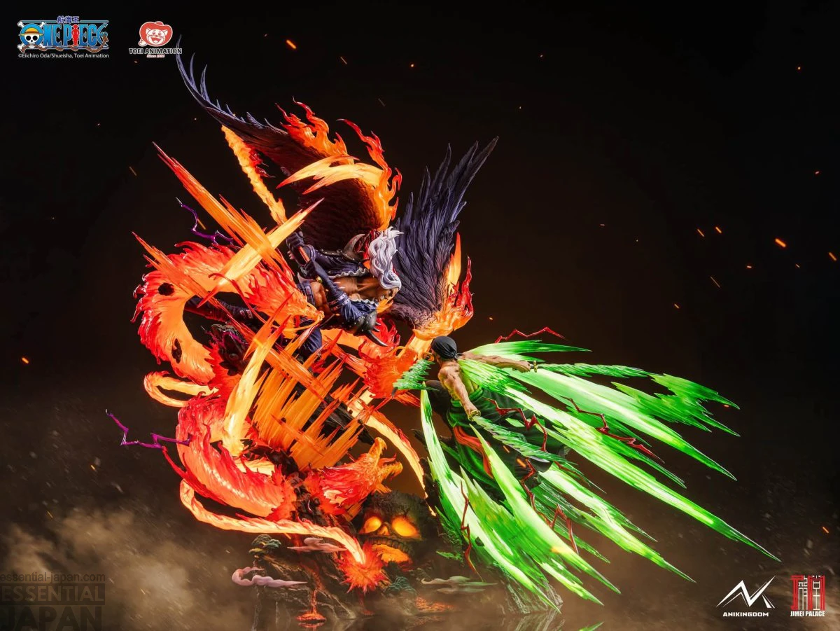 ONE PIECE JIMEI PLACE Zoro vs. King Statue 10