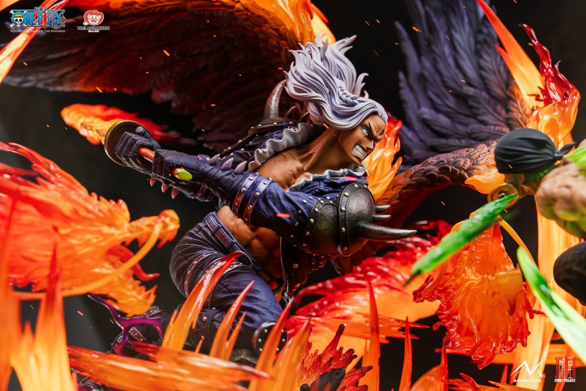 ONE PIECE JIMEI PLACE Zoro vs. King Statue 6