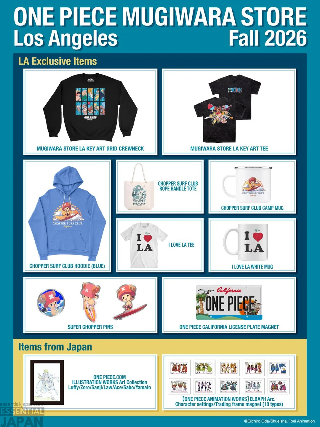 ONE PIECE Mugiwara Store US Merch 26
