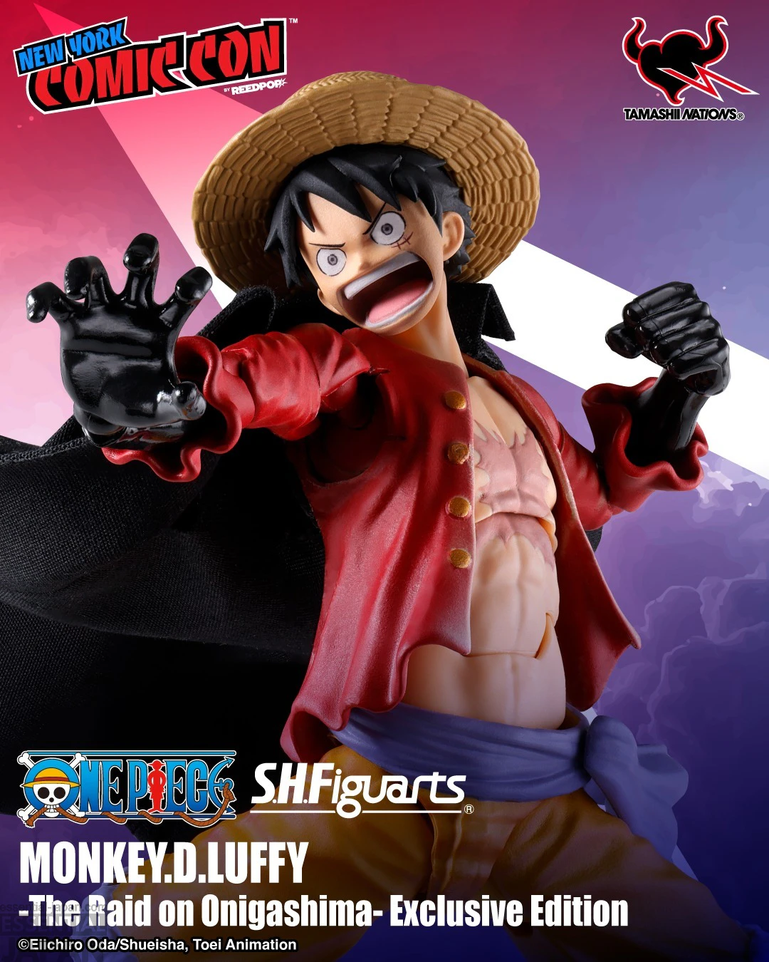 One Piece NYCC Exclusive Luffy S.H.Figuarts Figure 2