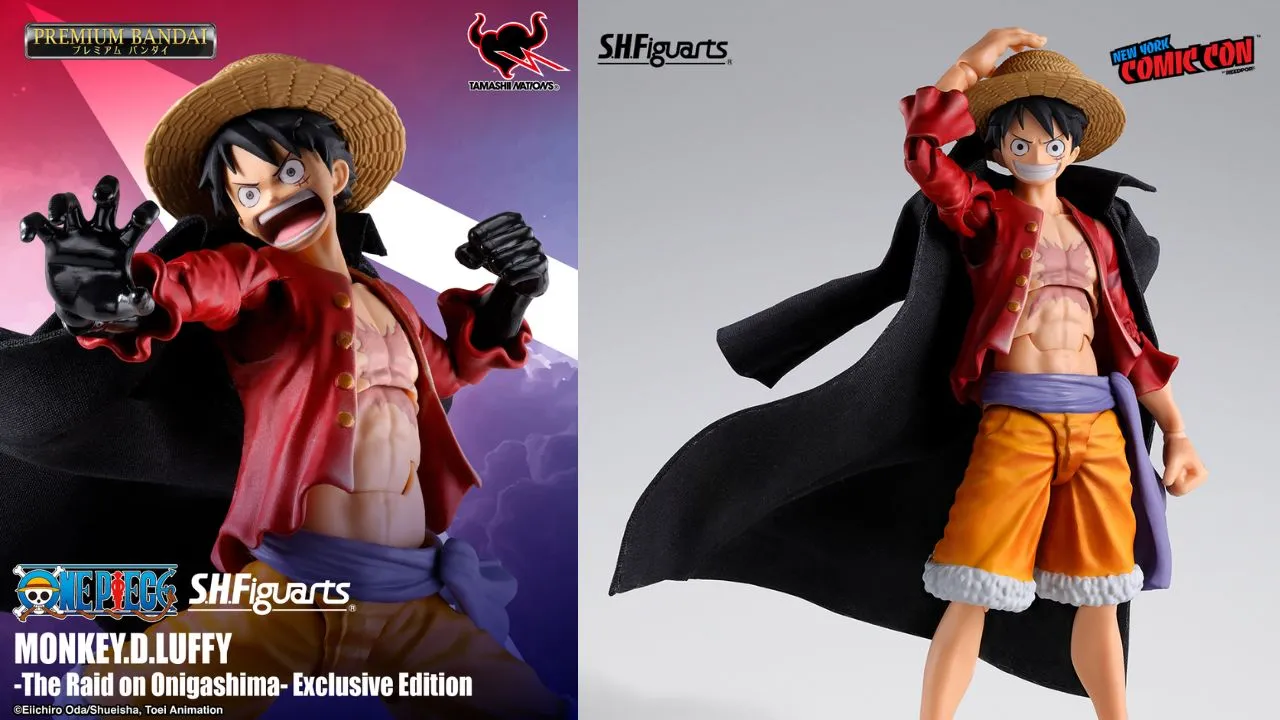 One Piece NYCC Exclusive Luffy S.H.Figuarts Figure Main