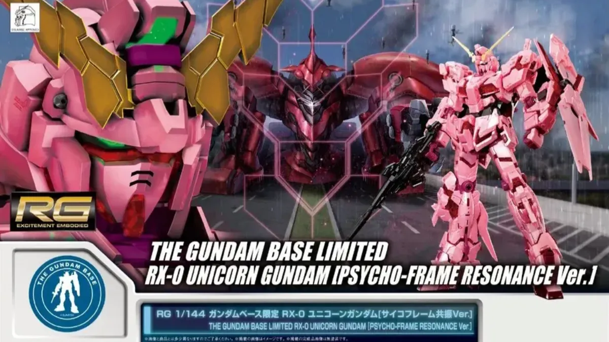 RG 1144 THE GUNDAM BASE LIMITED RX 0 Unicorn Gundam [Psycho Frame Resonance Ver.] sydney gunpla base reveal 0