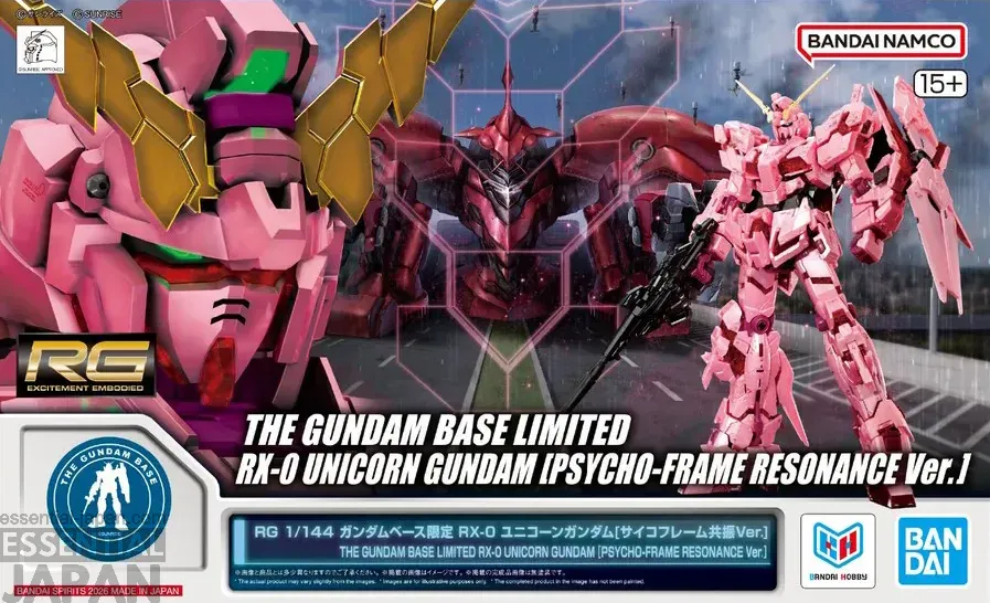 RG 1144 THE GUNDAM BASE LIMITED RX 0 Unicorn Gundam [Psycho Frame Resonance Ver.] sydney gunpla base reveal 5