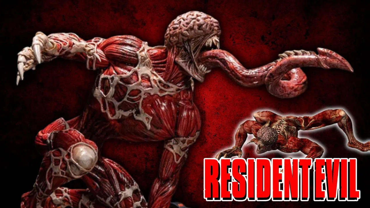 Resident Evil Licker Statue Main
