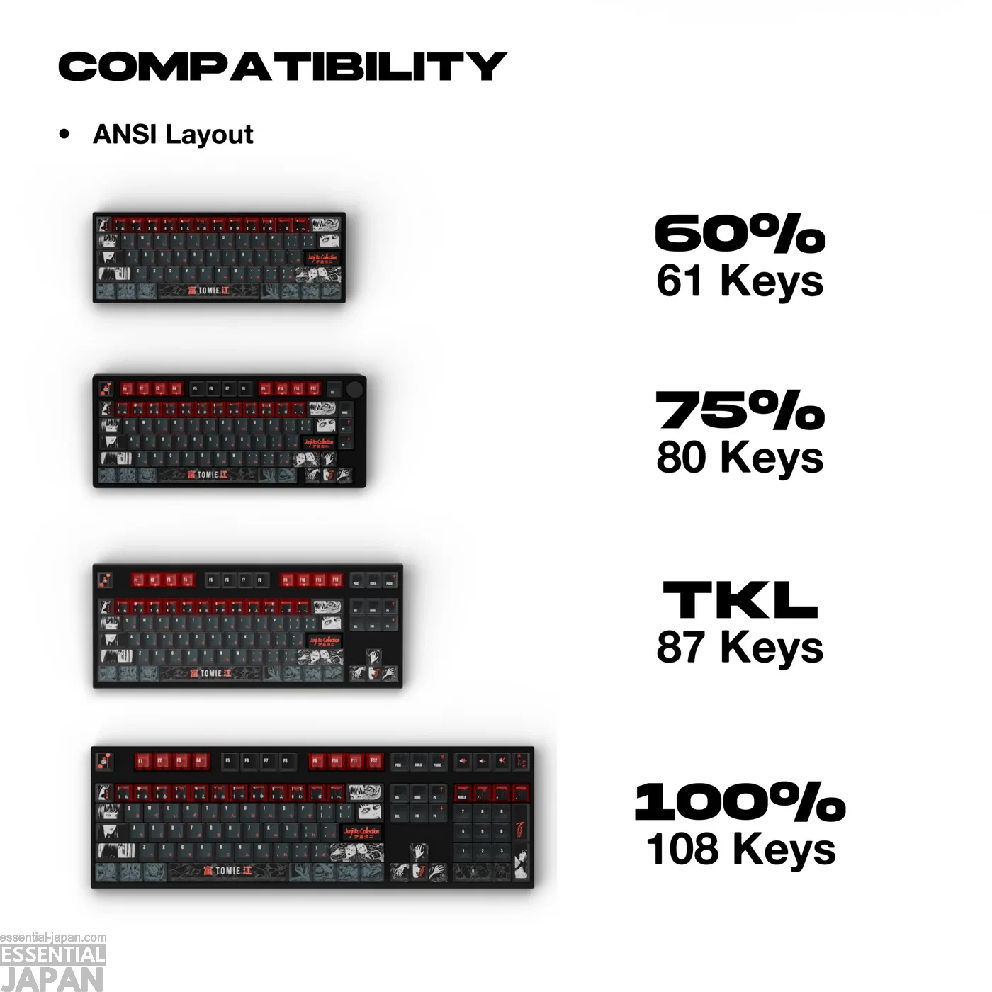 Review Junji Ito Tomie Keyboard Collection 15