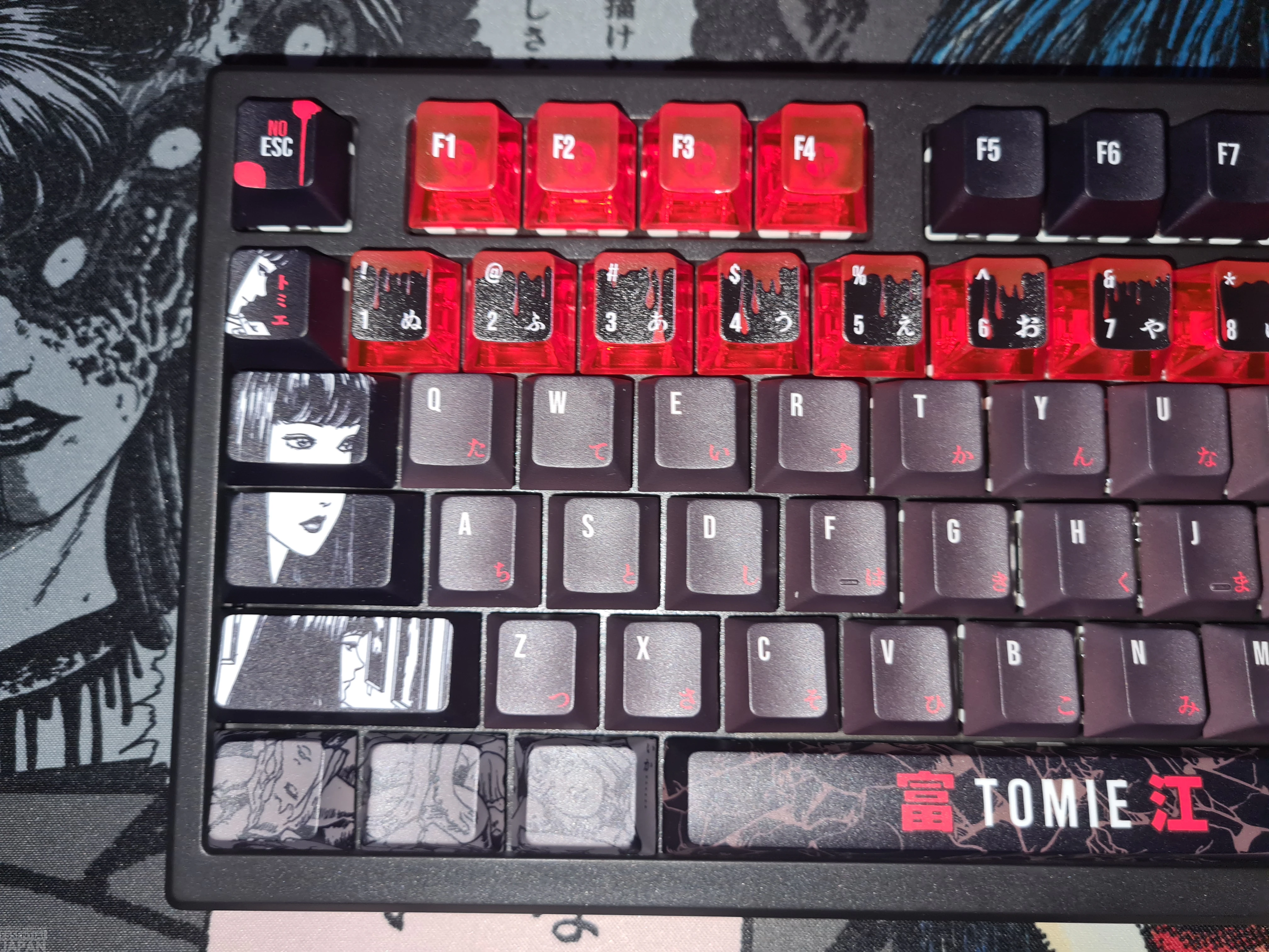 Review Junji Ito Tomie Keyboard Collection 30
