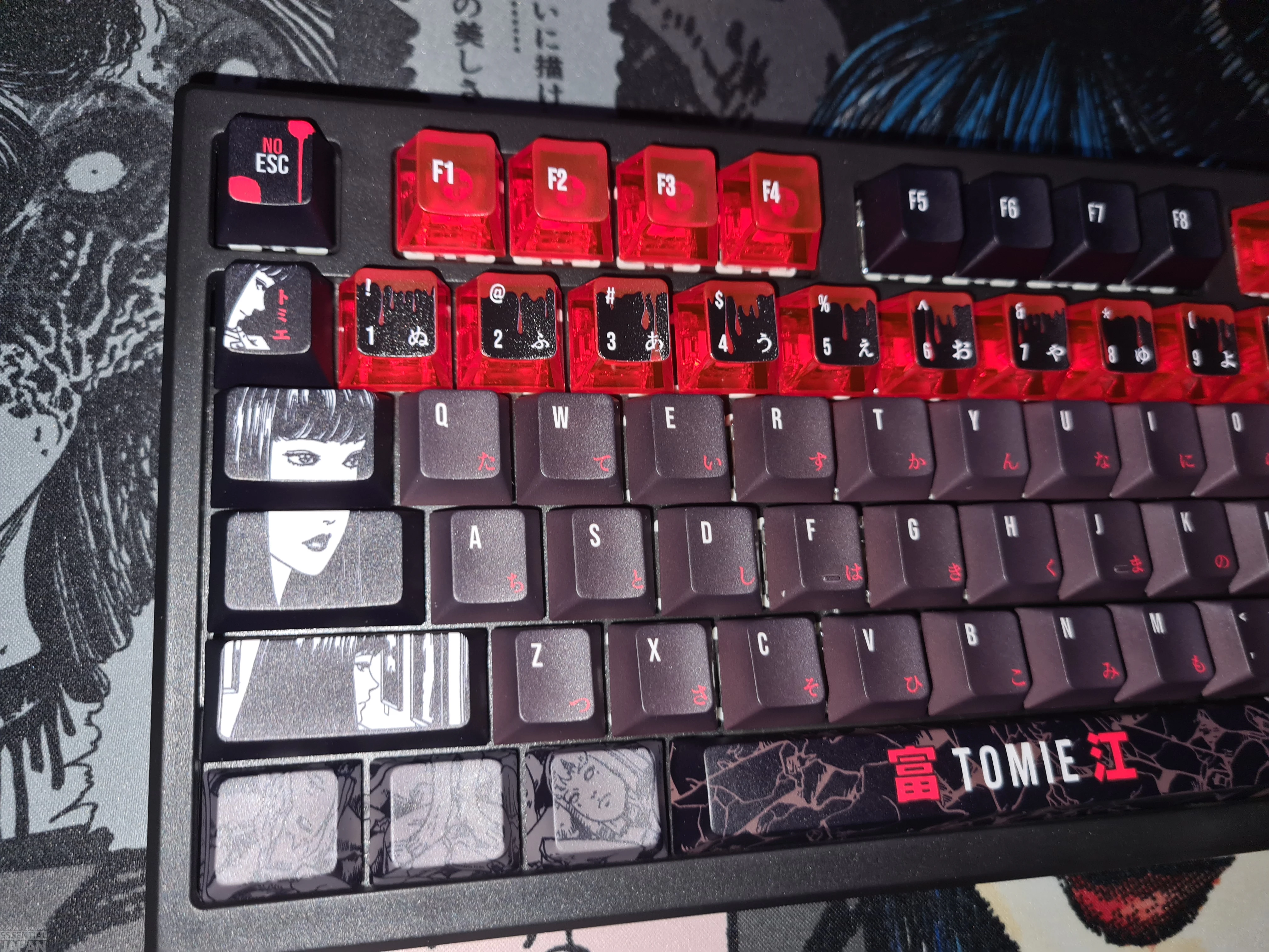 Review Junji Ito Tomie Keyboard Collection 33