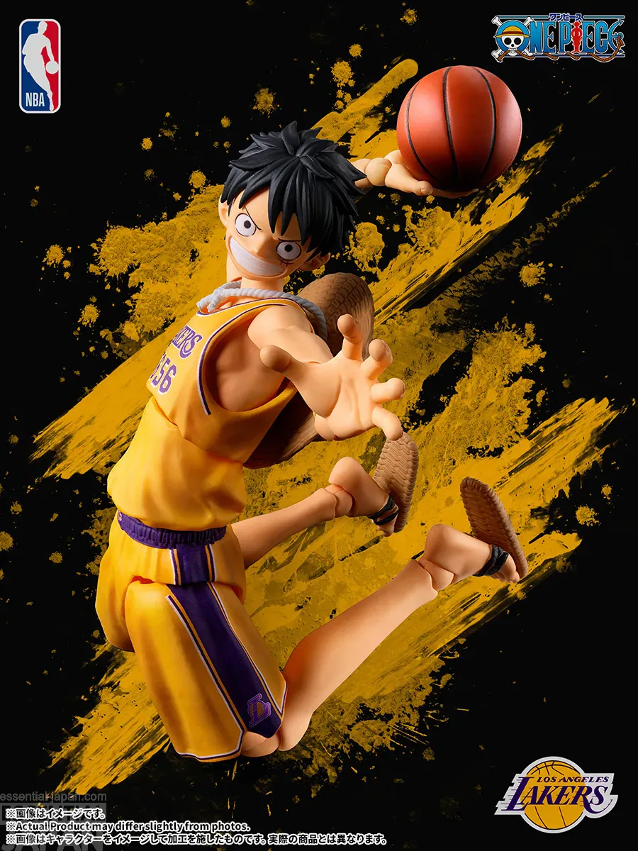 S.H.Figuarts ONE PIECE×NBA Monkey D. Luffy LOS ANGELES LAKERS ver. 2