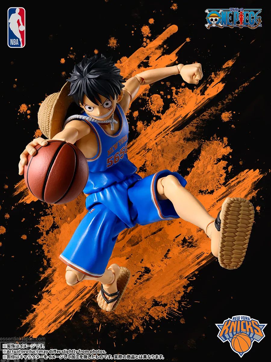 S.H.Figuarts ONE PIECE×NBA Monkey D. Luffy NEW YORK KNICKS ver. 1