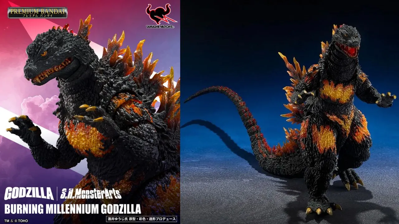 S.H.MonsterArts BURNING MILLENNIUM GODZILLA 0