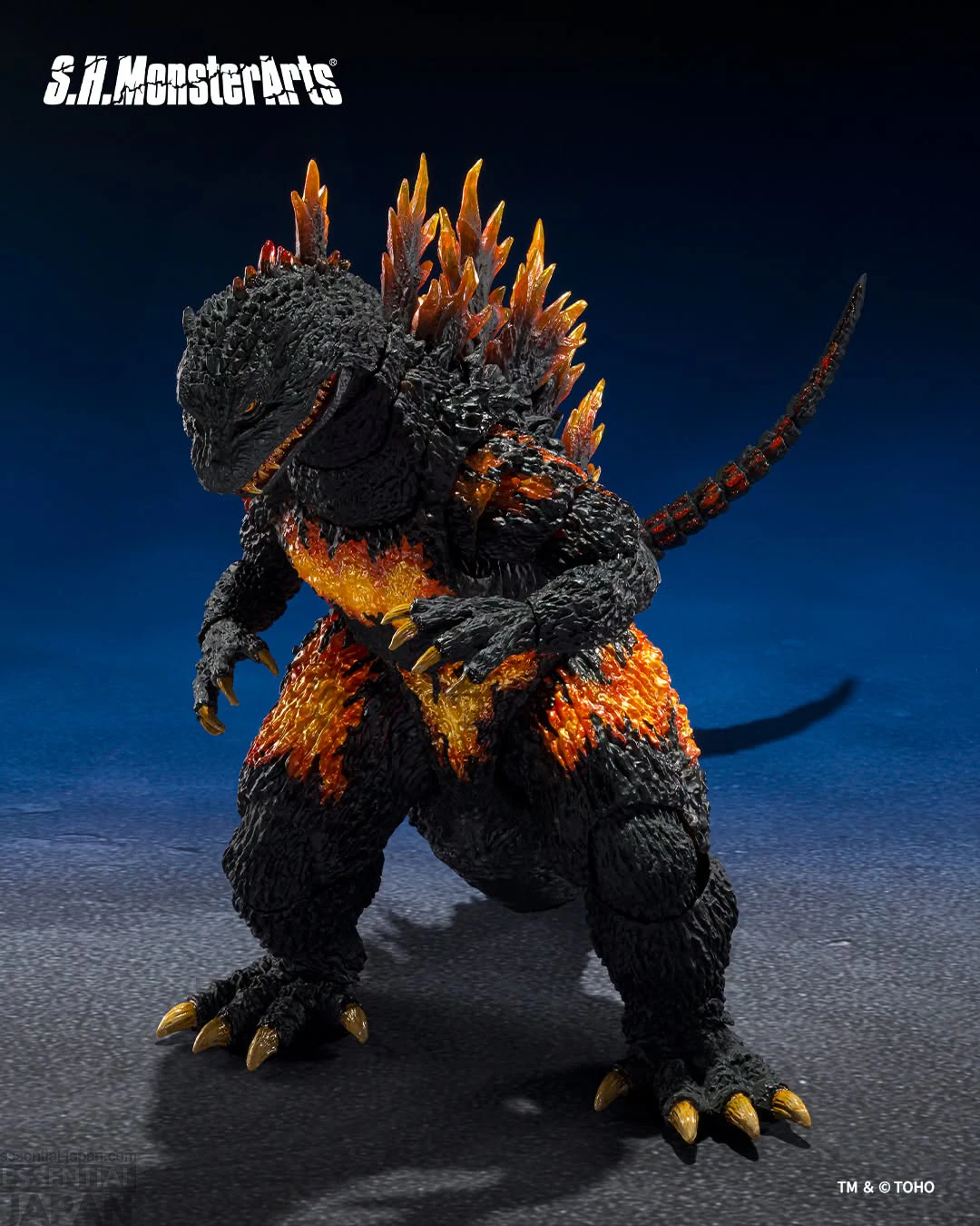 S.H.MonsterArts BURNING MILLENNIUM GODZILLA 3