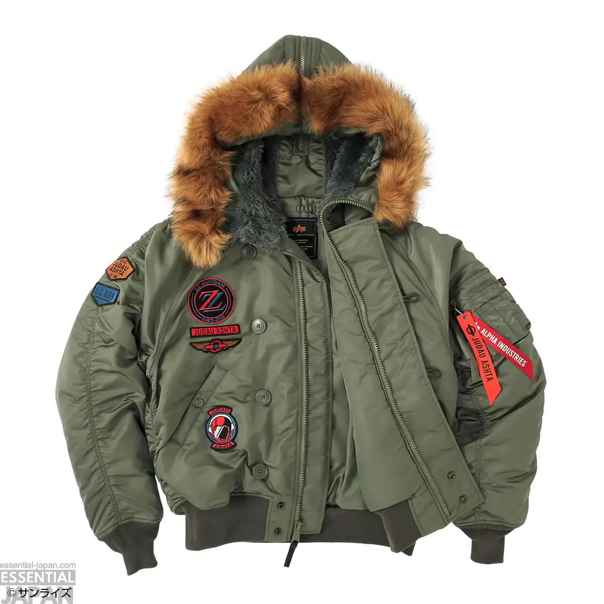 STRICT G ALPHA Mobile Suit Gundam ZZ N 2B HERITAGE FIT PARKA Judau Ashta Model 04