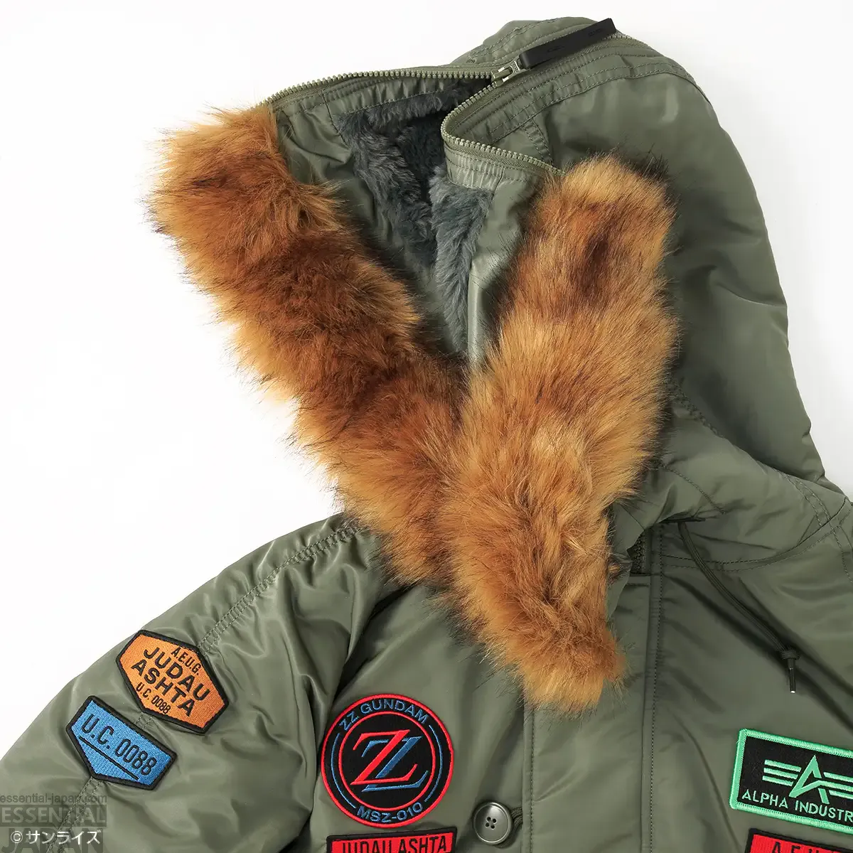 STRICT G ALPHA Mobile Suit Gundam ZZ N 2B HERITAGE FIT PARKA Judau Ashta Model 11