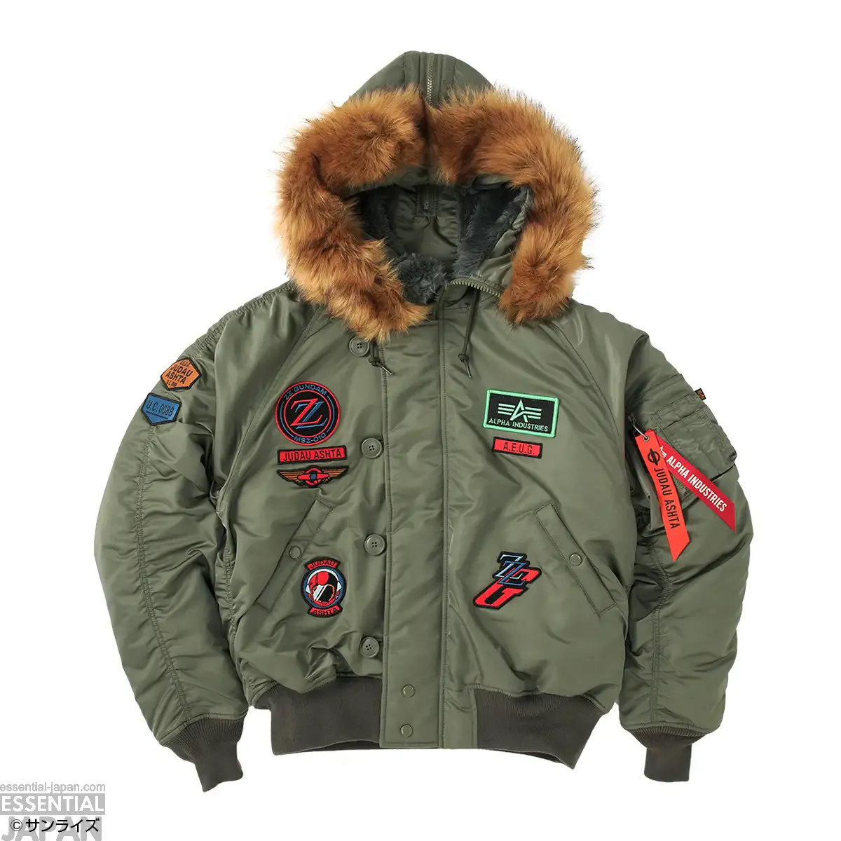 STRICT G ALPHA Mobile Suit Gundam ZZ N 2B HERITAGE FIT PARKA Judau Ashta Model 3