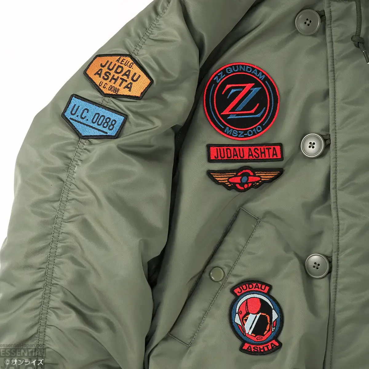 STRICT G ALPHA Mobile Suit Gundam ZZ N 2B HERITAGE FIT PARKA Judau Ashta Model 8