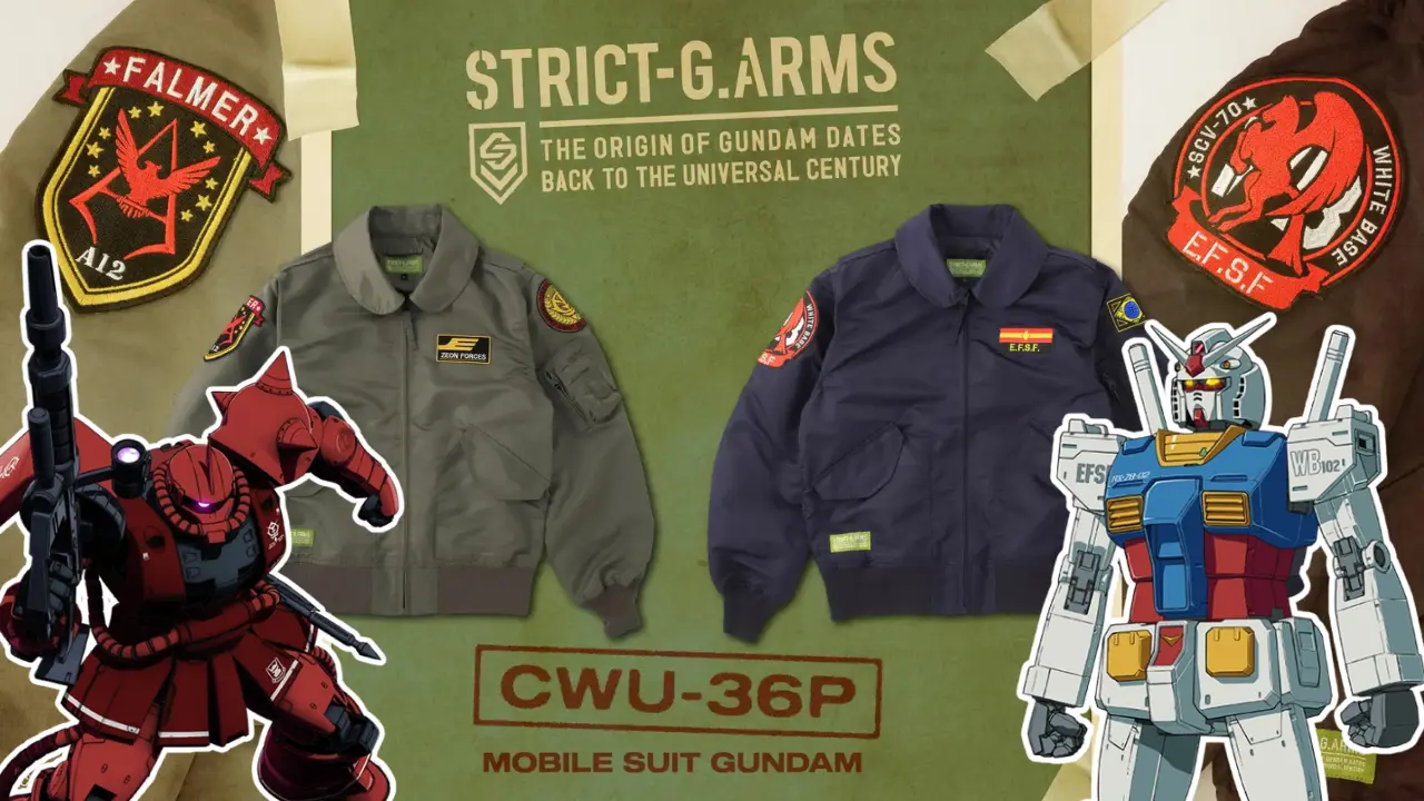 STRICT G.ARMS white base zeon flight jacket 0