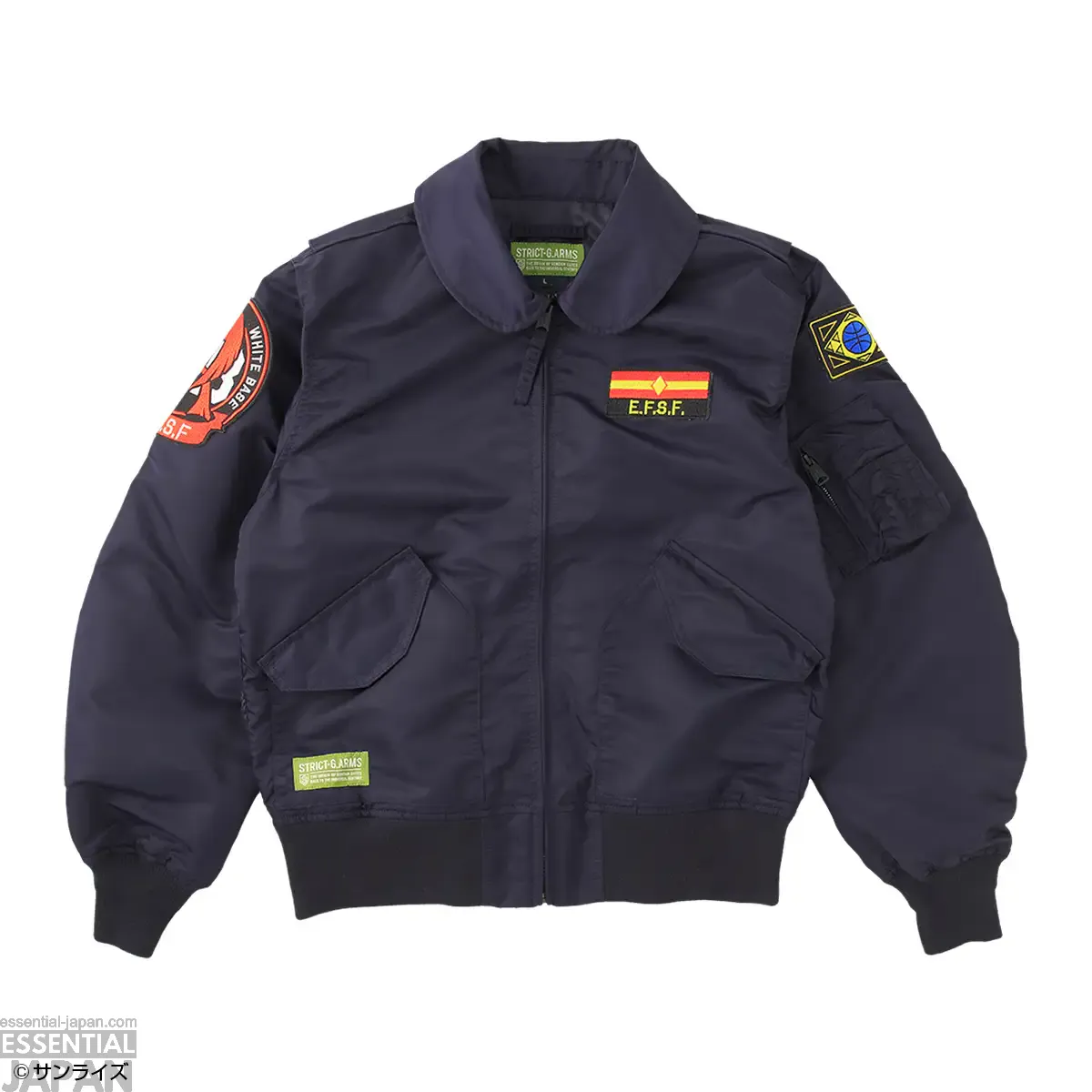 STRICT G.ARMS white base zeon flight jacket 10