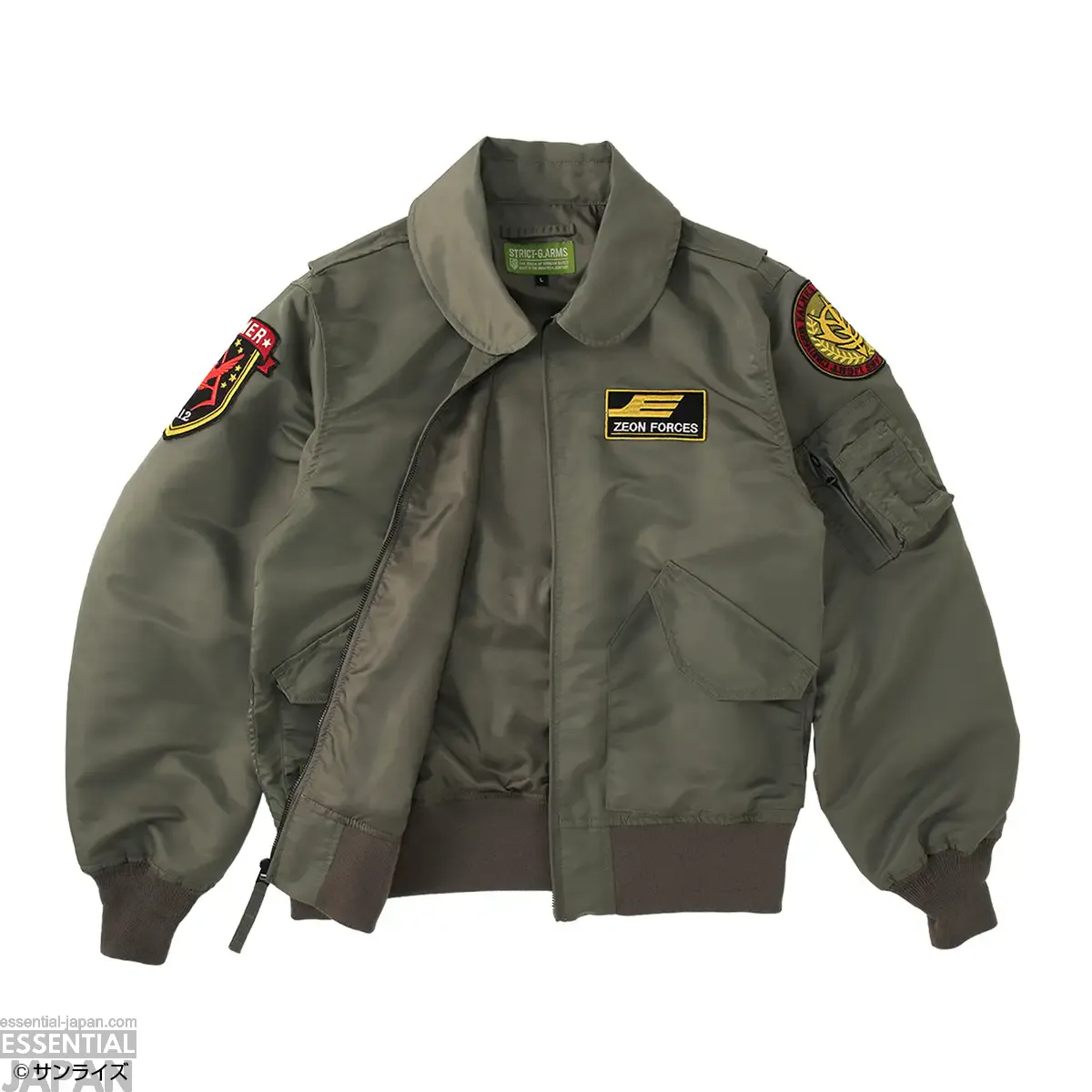 STRICT G.ARMS white base zeon flight jacket 3