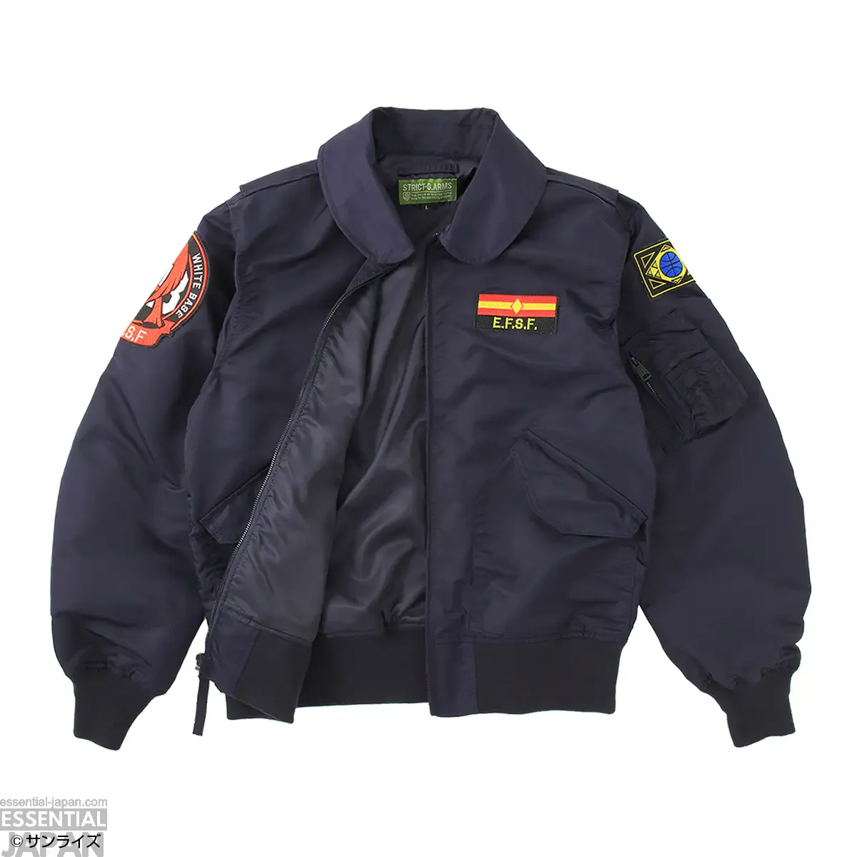 STRICT G.ARMS white base zeon flight jacket 8