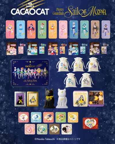 Sailor Moon x CACAOCAT 2nd Chocolate Collab 2