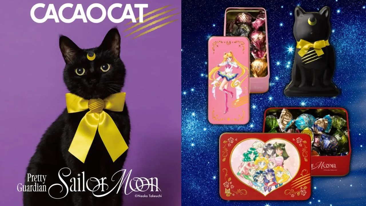 Sailor Moon x CACAOCAT 2nd Chocolate Collab Main