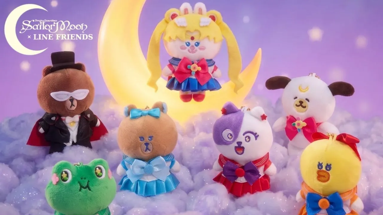 Sailor Moon x Line Friends Merch Collab Main