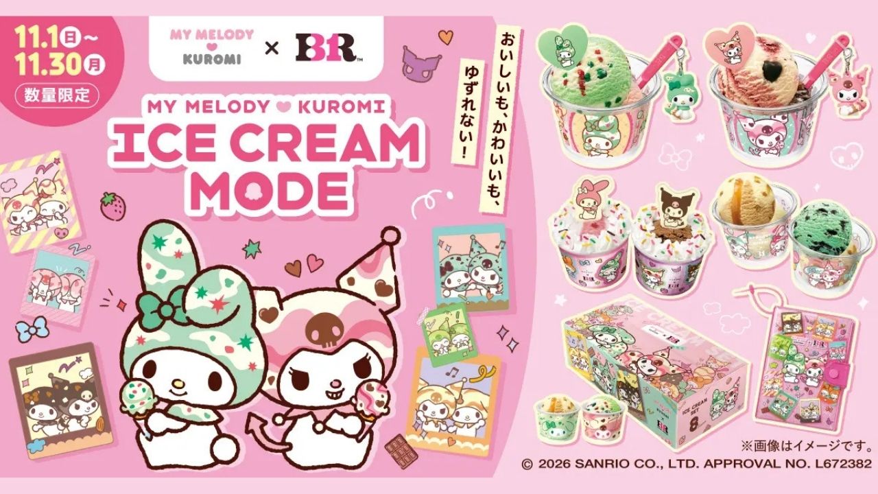 Sanrio My Melody & Kuromi Baskin Robbins Collab 0