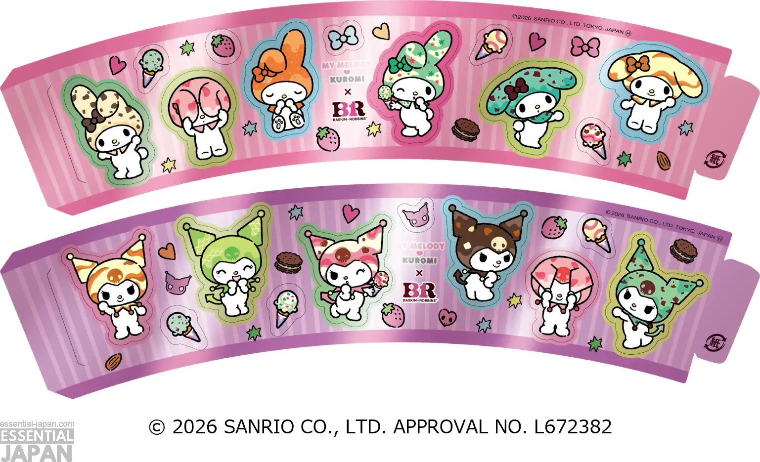 Sanrio My Melody & Kuromi Baskin Robbins Collab 10