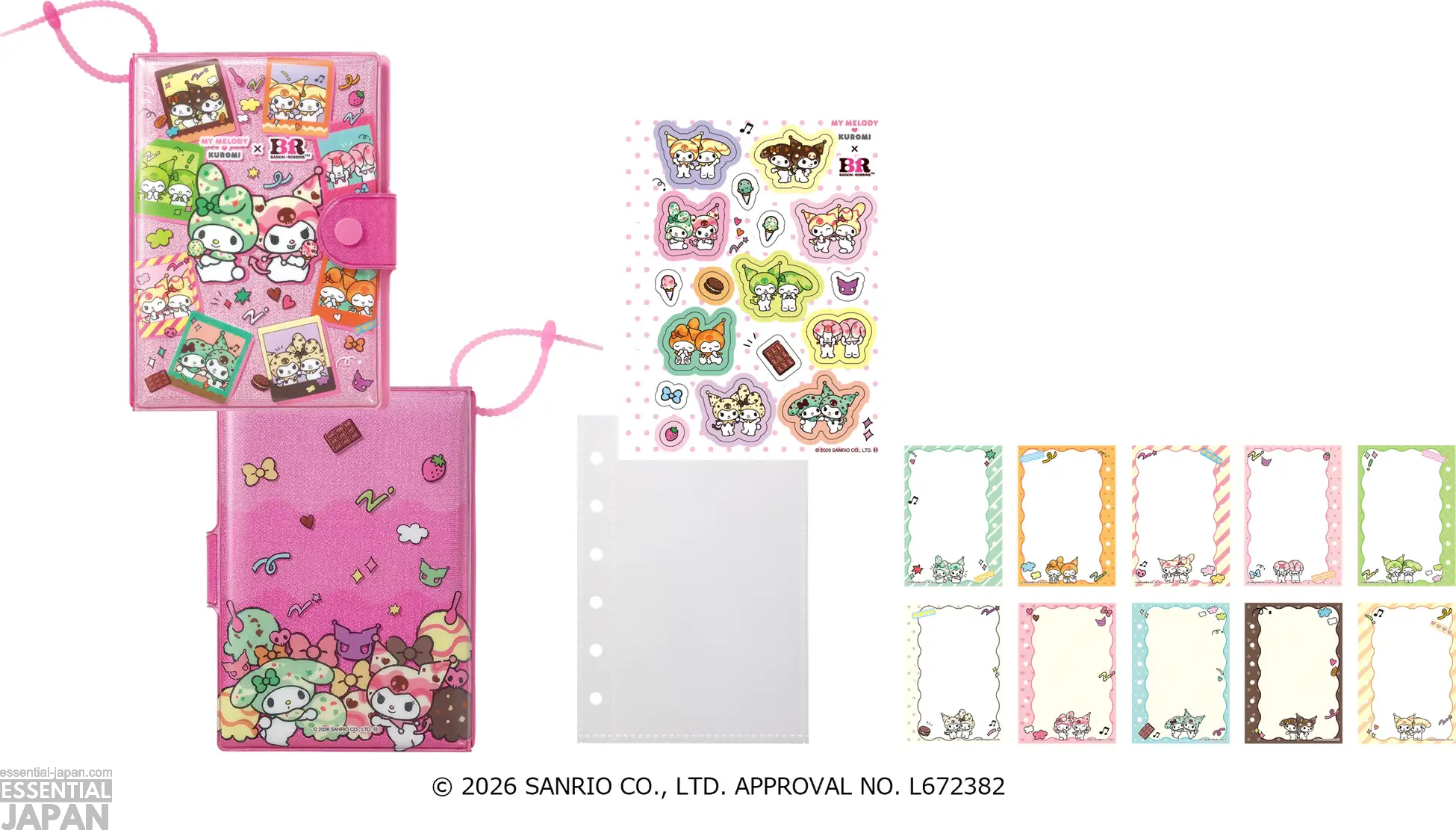 Sanrio My Melody & Kuromi Baskin Robbins Collab 12