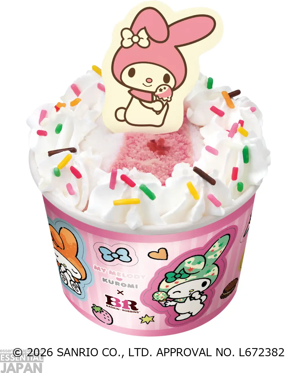 Sanrio My Melody & Kuromi Baskin Robbins Collab 8