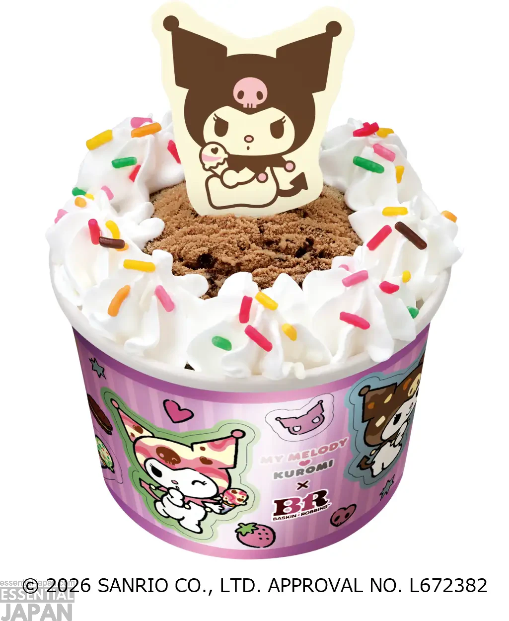 Sanrio My Melody & Kuromi Baskin Robbins Collab 9