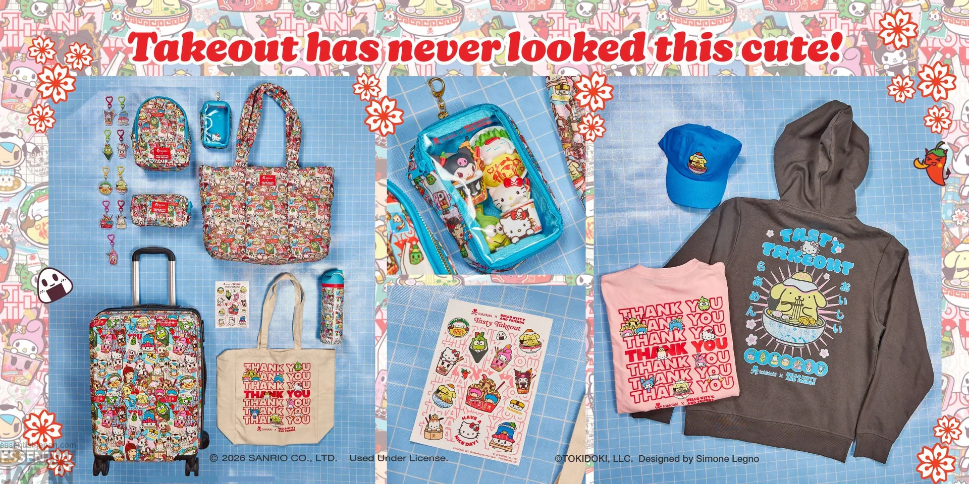 Sanrio x tokidoki Takeout Collection 1