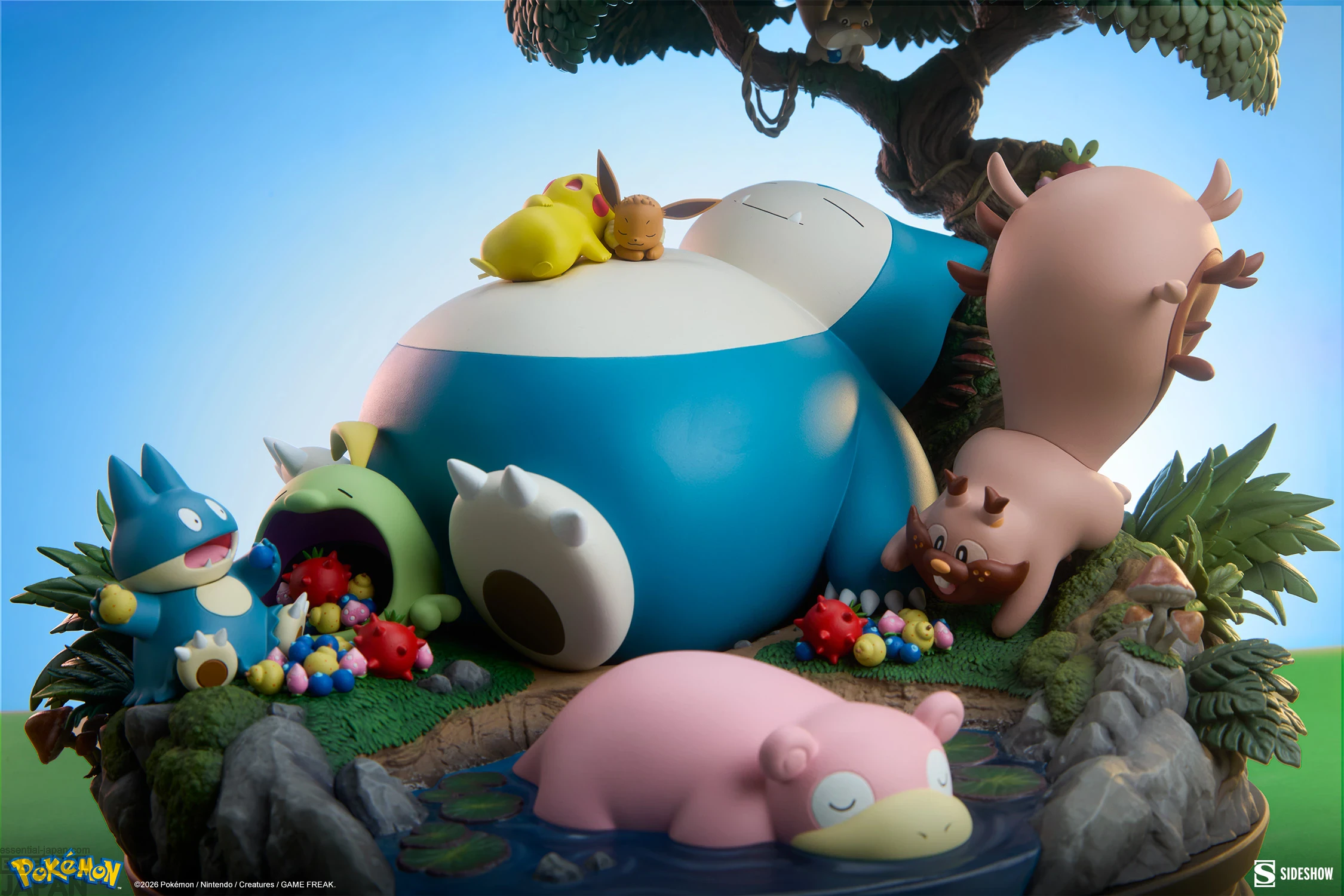 Snorlax diorama