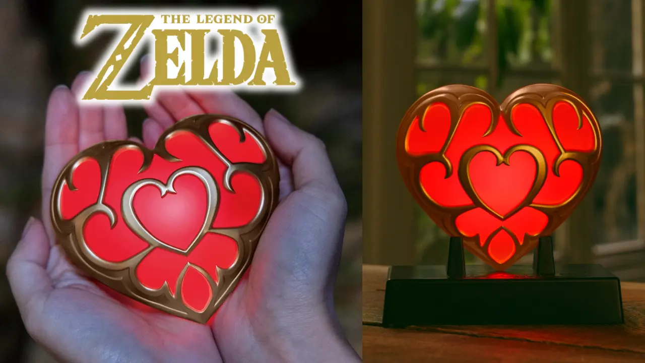 The Legend of Zelda Heart Container Interior Light BOOK 000