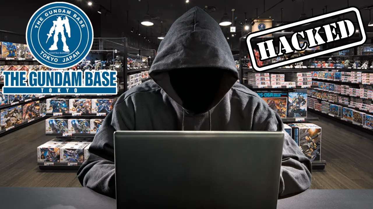 bandai gundam base hacked