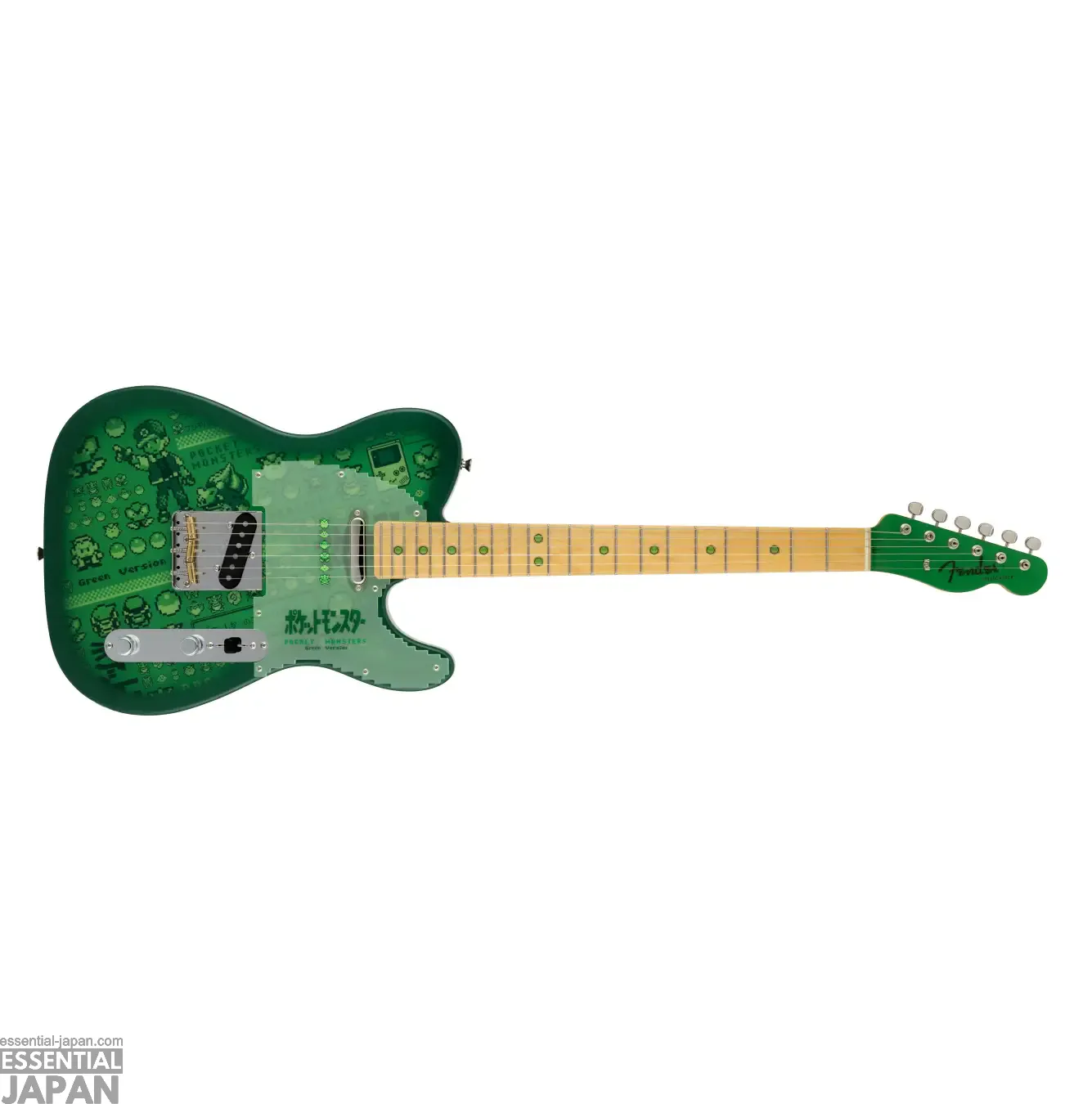 fender pokemon red green japan stratocaster 9