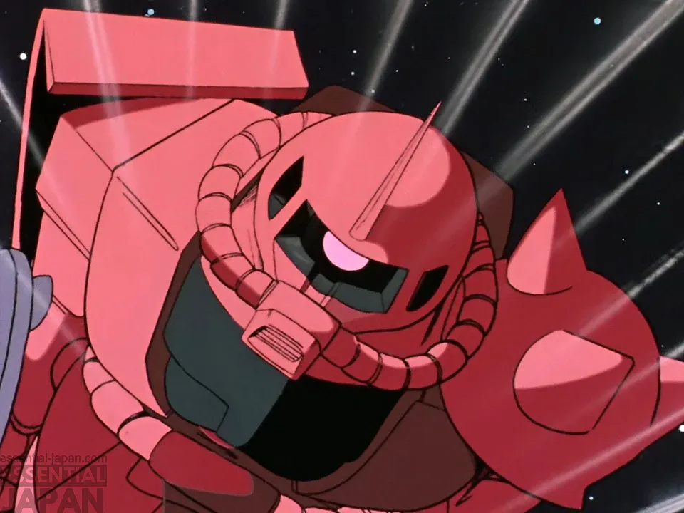 gundam ep2 char red zaku sceenshot