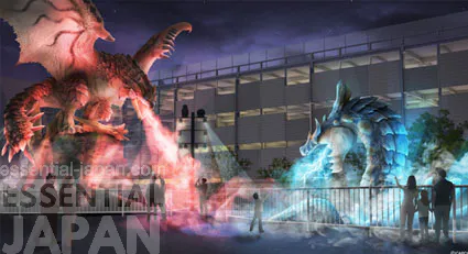 monster hunter life size statues fukuoka 6