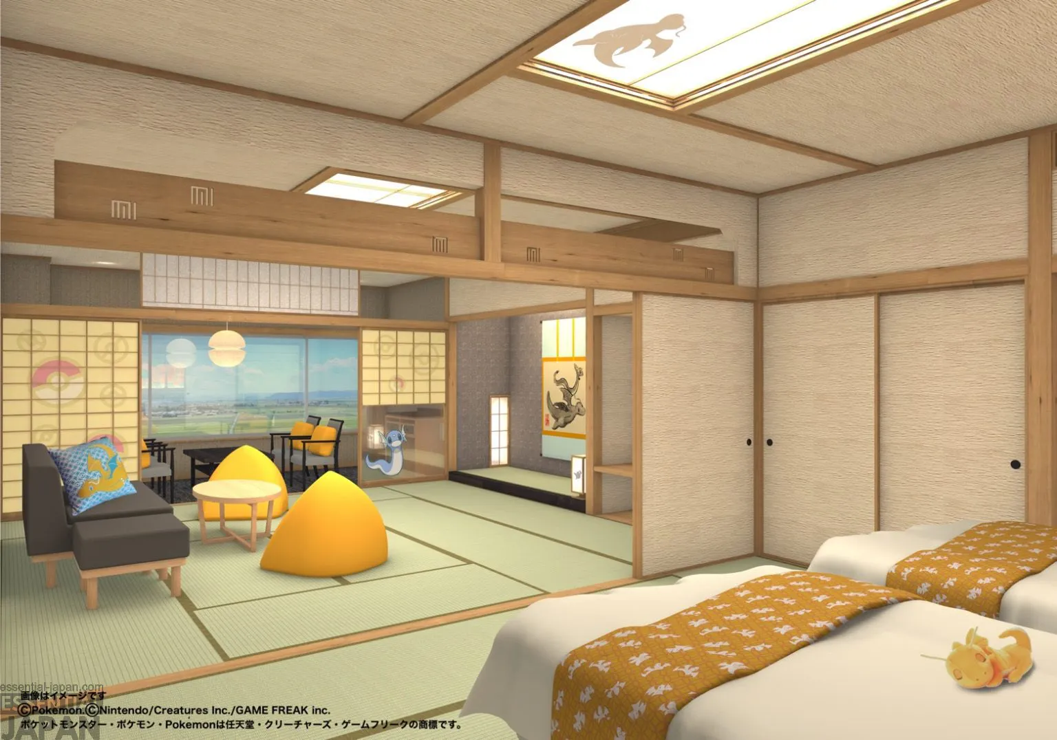 pokemon hotel dragonite room 3