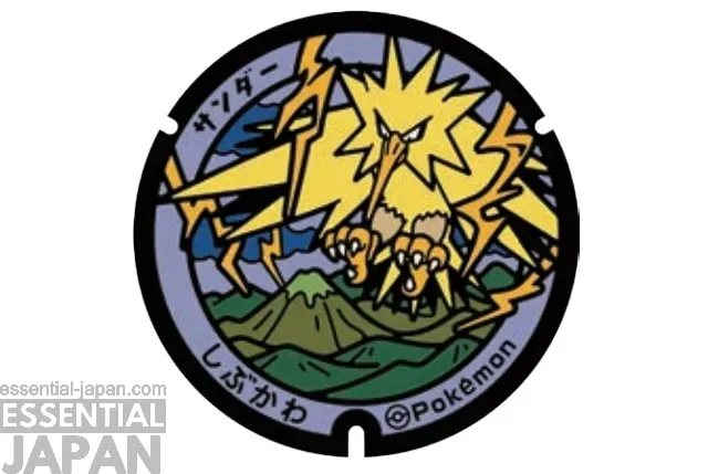 pokemon pokelids manhole cover gunma 2026 10