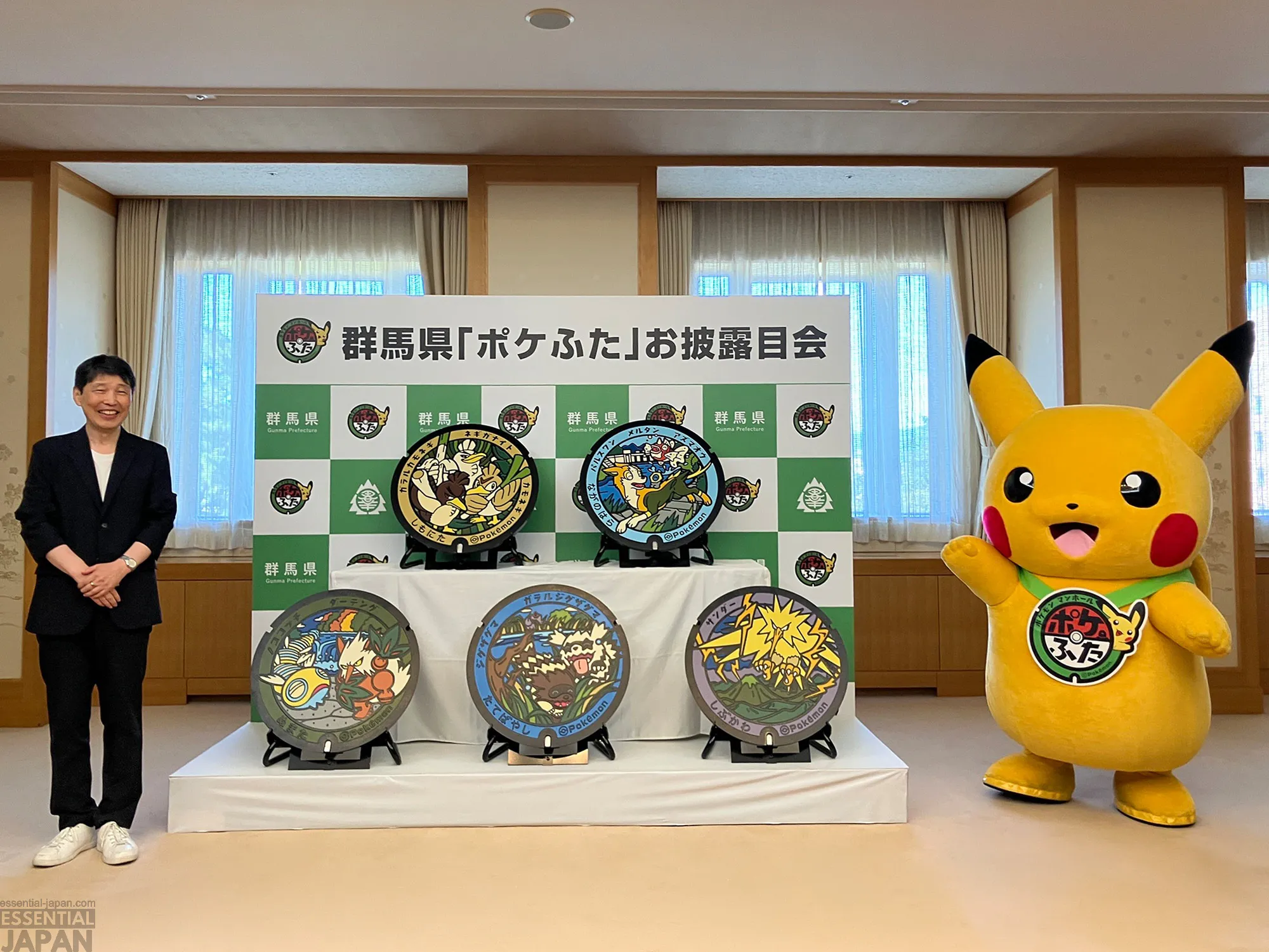 pokemon pokelids manhole cover gunma 2026 11