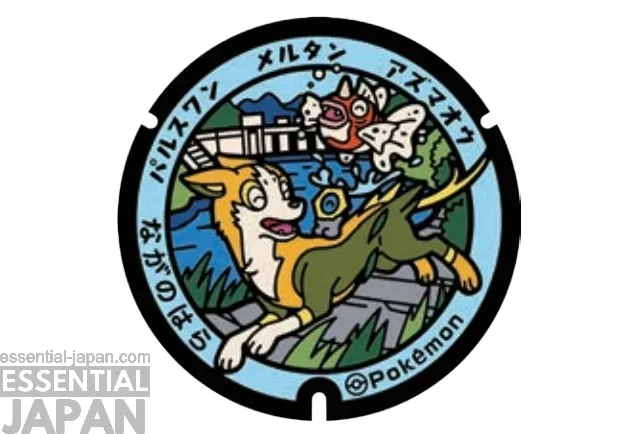 pokemon pokelids manhole cover gunma 2026 7